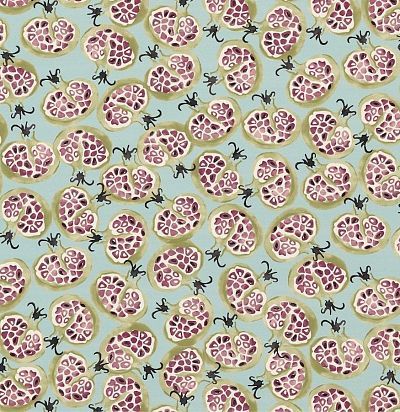 дизайнерская ткань с рисунком гранат 223431 Sanderson