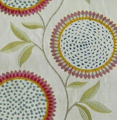 Вышивка на хлопке Surya Orchid 