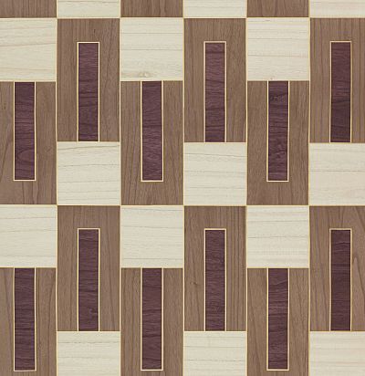 Обои натуральные деревянный шпон геометрические узоры  im52 Omexco