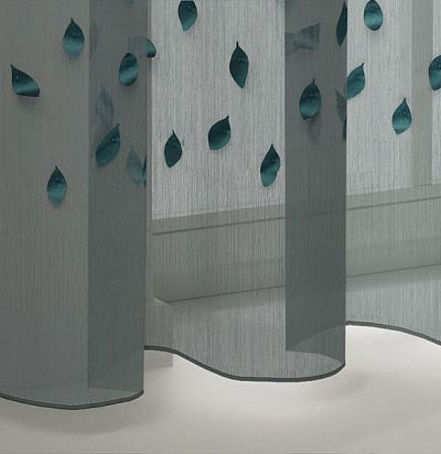 тюль дизайн современный с утяжелителем 3508-676 ADO - 1