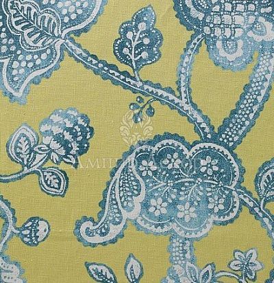 льняная ткань в восточной тематике 10381.02 Nobilis