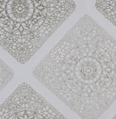 ткань с флоком, ромбами 10298.85 Nobilis