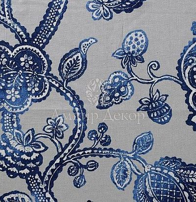 льняная ткань в восточной тематике 10381.01 Nobilis
