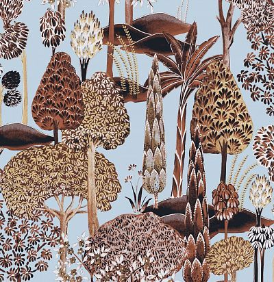 Обои рулонные тропические деревья SUM004 Khroma