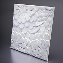 Фото: М-0042 3D  Flora Дизайнерская панель из гипса- Ампир Декор