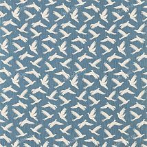 Фото: Ткань Sanderson  The Potting Room Prints & Embroideries 226352 Paper Doves-Denim- Ампир Декор