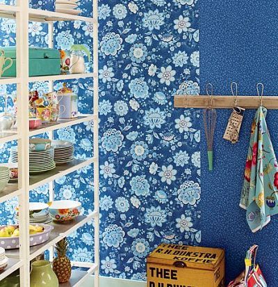 Обои с имитацией делфтской росписи 341013  - 1