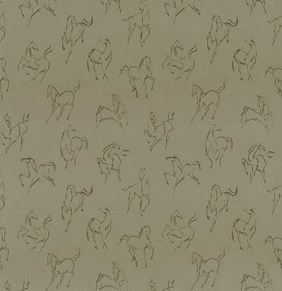 Смесовая ткань с лошадями 333229 Zoffany
