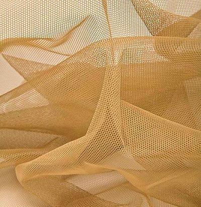 тюль-сетка коричневого цвета Tuell FR 48 