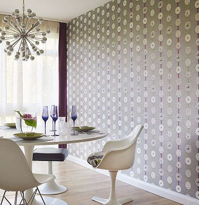 серые геометрические обои 210236 Sanderson - 1