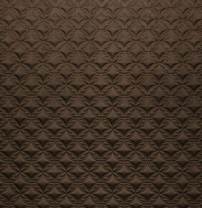 Стеганые обои коричневые дизайн амулет 10-011-108-27 