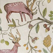 Фото: ткань из натурального льна Archie Mulberry- Ампир Декор