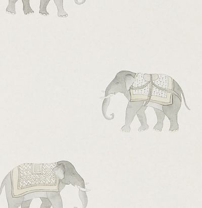 обои дизайнерские со слонами 216333 Sanderson