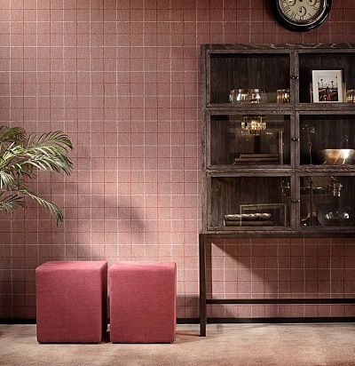 обои красные в клетку 12070 ARTE - 1