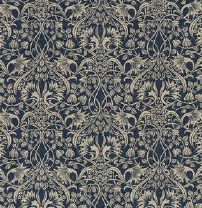 портьера изо льна BP10620/1 Fritillerie Indigo GP&JBaker