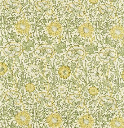 дизайнерская ткань из льна 222530 Pink & Rose Cowslip Morris&Co