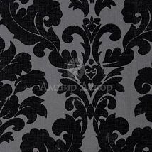 Фото: английская ткань дамаск Lucilla Charcoal- Ампир Декор