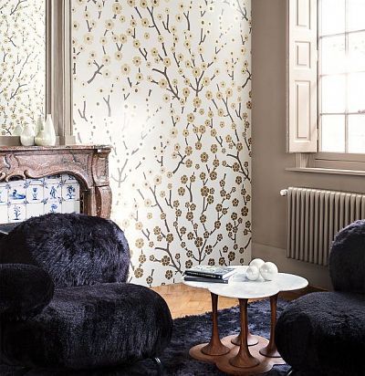 обои белые с цветами FP1143 ARTE - 1