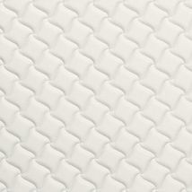 Фото: Стеганые обои белые дизайн клевер 10-003-001-00- Ампир Декор