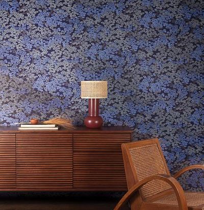 Обои с цветочным принтом в японском стиле KIM801 Khroma