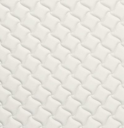 Стеганые обои белые дизайн клевер 10-003-001-00 