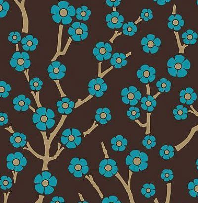 обои коричневые с сакурой FP1142 ARTE