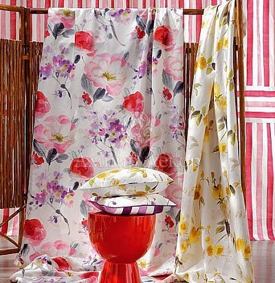 натуральная ткань в полоску 10370.44 Nobilis - 1