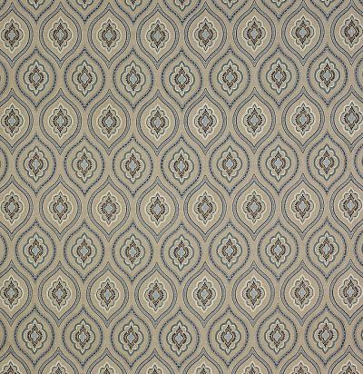 Хлопковая портьера с вышитым узором F4105/02 Colefax and Fowler