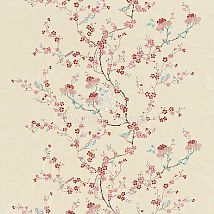 Фото: Ткань с ветками сакуры DSIMMA-301- Ампир Декор