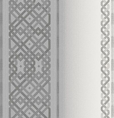 Широкий обойный бордюр с геометрическим орнаментом Khroma Zoom