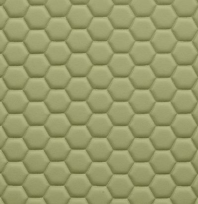 Стеганые обои серо-зеленые матовые малые соты 10-002-019-00 