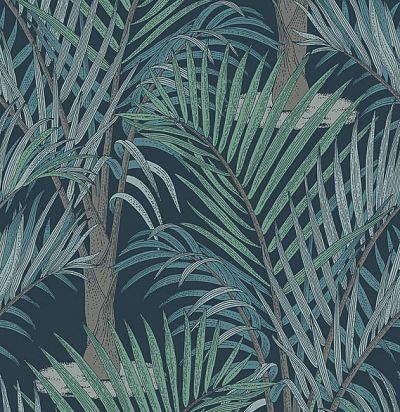 обои сине-зеленые 36532 Hookedonwalls