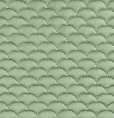 Стеганые обои светло-зеленые дизайн Ардеко горизонтальный 20-025-134-20 