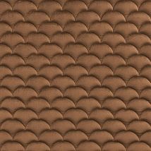 Фото: Стеганые обои светло-коричневые дизайн Ардеко вертикальный 20-024-106-20- Ампир Декор