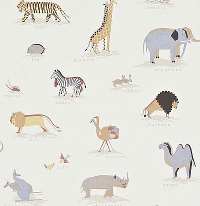 бумажные обои с животными 214042 Sanderson