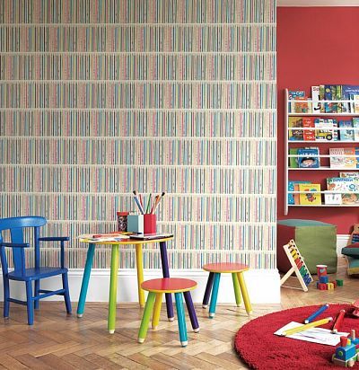 обои с разноцветными карандашами 214033 Sanderson - 1