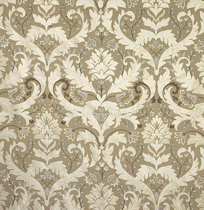 ткань с цветочным дамаском F4015/02 Colefax and Fowler