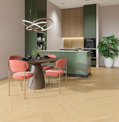 15007 Паркетная доска дуб Chevron Nordic S Dazy ESTA Parket - 1