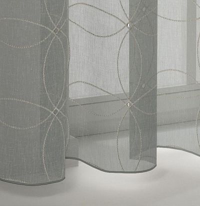 ткань современная однотонная с вышивкой 4037-131 ADO - 1