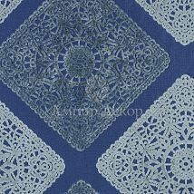 Фото: ткань с флоком, ромбами 10298.90- Ампир Декор