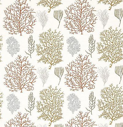 портьерная ткань из льна с морским дизайном 233303 Sanderson