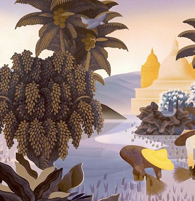 обои современные  текстильные  97590 ARTE