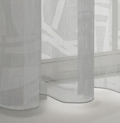 ткань современная однотонная дизайн плетеный с узором 9909-110 ADO - 1