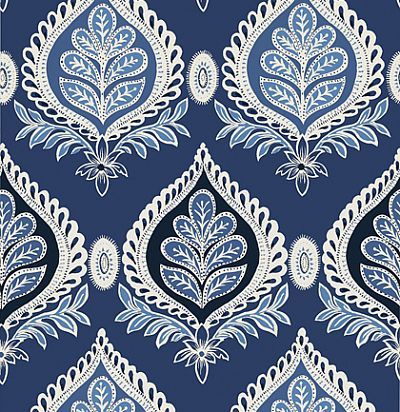 Обои Thibaut Bridgehampton T24314 Midland Navy 