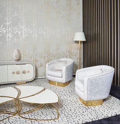 обои с золотым бамбуком 37620 ARTE - 1