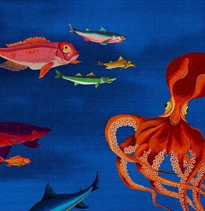 Обои для детской с морским рисунком GRD112 