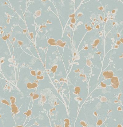 Обои современные дизайнерские ветви  деревьев с цветами LOT404 Khroma Zoom