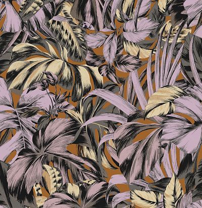 Обои современные тропические цветы ZEN103 Khroma Zoom