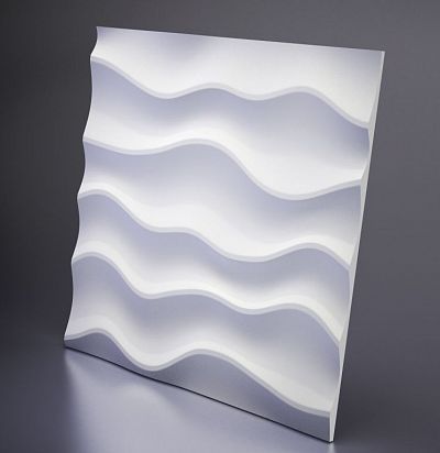 D-0003-2 3D  Sandy-2 Дизайнерская панель из гипса 