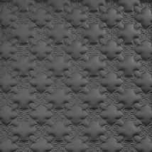 Фото: Стеганые обои  серебристо-серые дизайн Дамаск 20-022-111-00- Ампир Декор